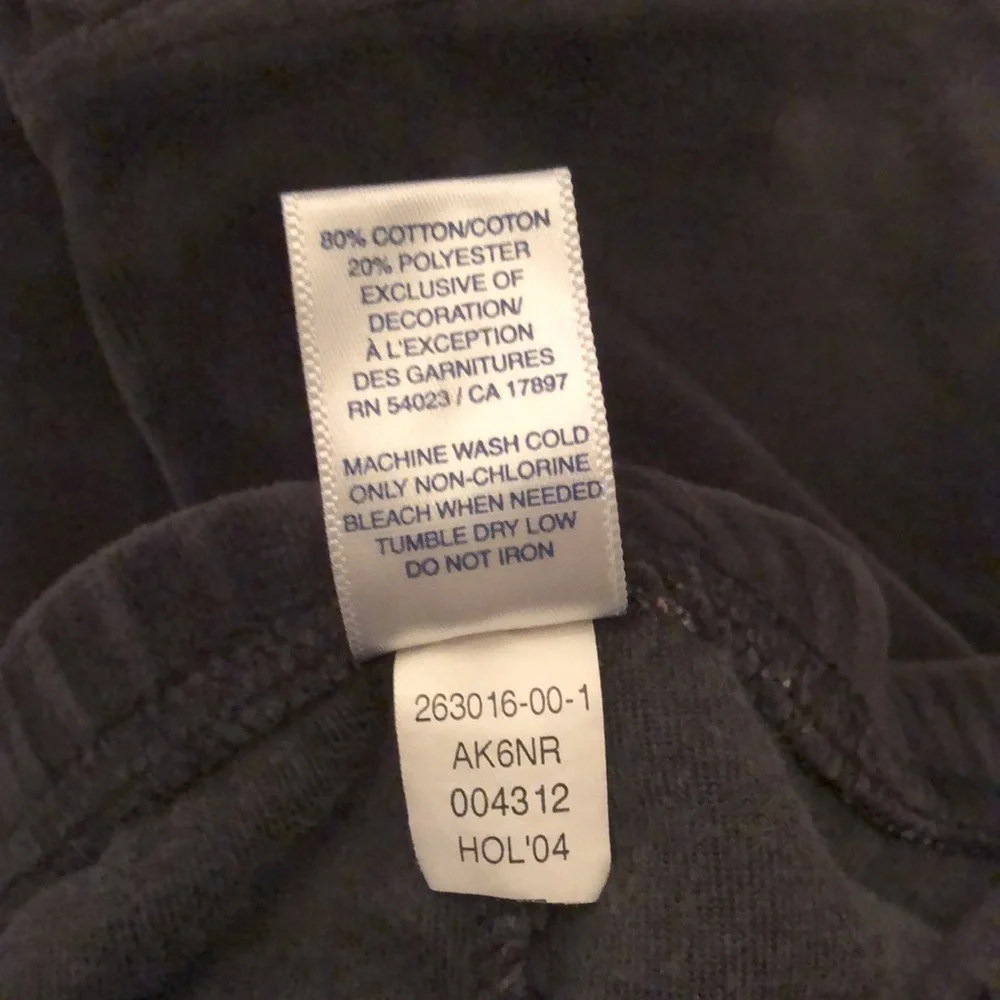 2004 Old Navy Infant Black Velour Pants Size 3-6 Months